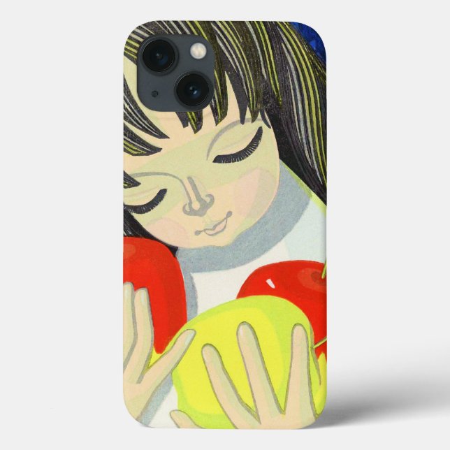 Ikeda Shuzo Apple Song cute little kawaii girl art Case-Mate iPhone Case (Back)