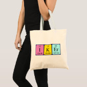 Iker periodic table name tote bag (Front (Product))
