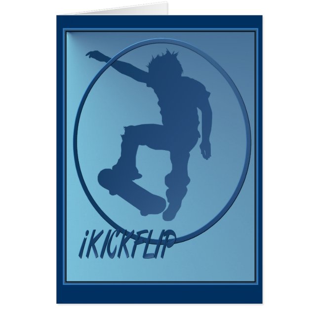 iKICKFLIP framed Card (Front)