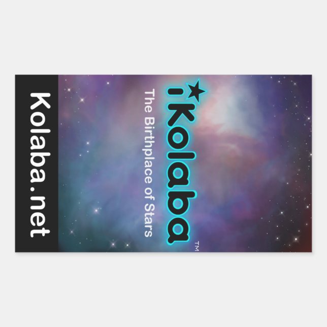 iKolaba The Birthplace of Stars Sticker (Front)