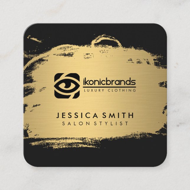 ikonicbrands square business card (Front)