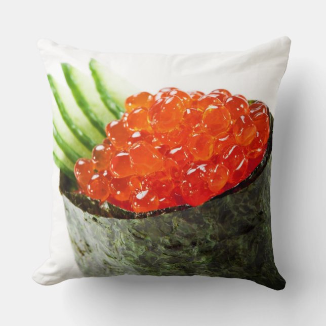 Ikura (Salmon Roe) Gunkan Maki Sushi Cushion (Front)