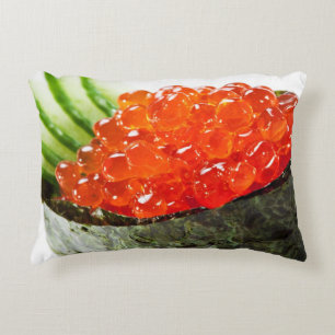 Ikura (Salmon Roe) Gunkan Maki Sushi Decorative Cushion