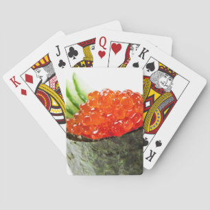 Ikura (Salmon Roe) Gunkan Maki Sushi Playing Cards