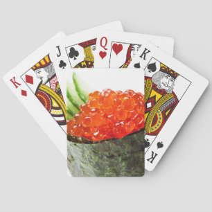 Ikura (Salmon Roe) Gunkan Maki Sushi Playing Cards