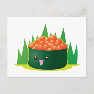 Ikura Sushi Postcard