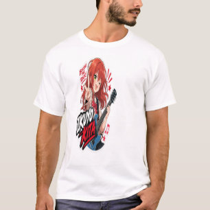 : Ikuyo Kita Anime Guitar Sticker Rock Music T-Shirt