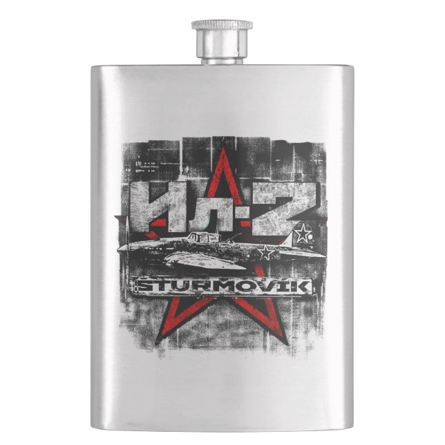 Il-2 Soviet ground attack aircraft Hip Flask (Front)
