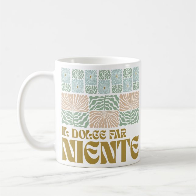 Il Dolce Far Niente Coffee Mug (Left)