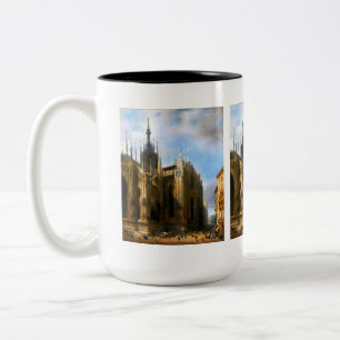 Il Duomo Dalla Corsia Dei Servi by Luigi Bisi Two-Tone Coffee Mug
