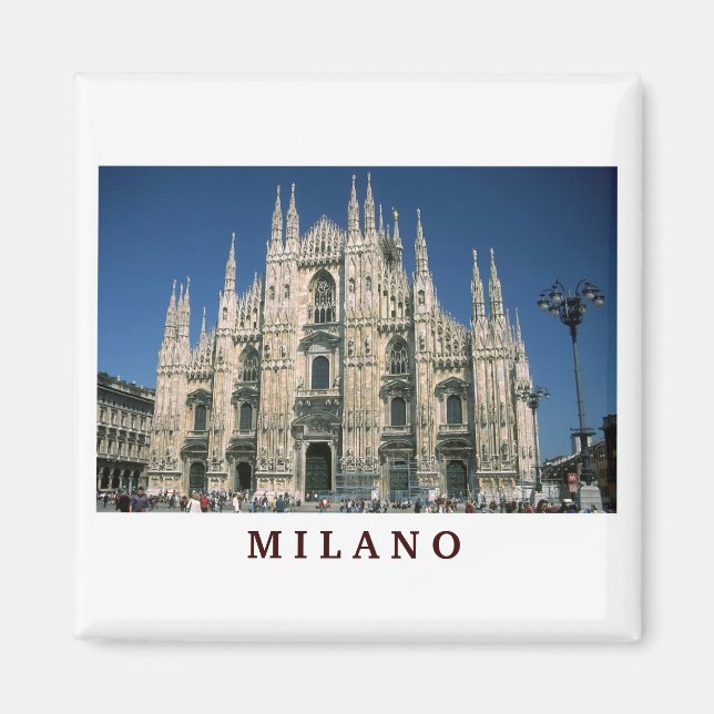 "Il Duomo, Milan, Italy" magnet (Front)