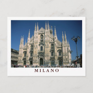 "Il Duomo, Milano" postcard