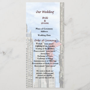 Il - Flags Along Michigan Ave Chicago Programme