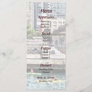 IL - Kayaking on the Chicago River Wedding Menu