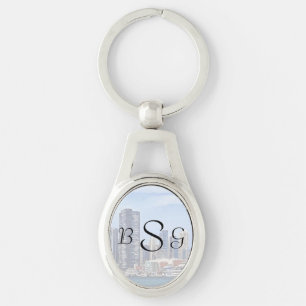 IL - Lake Michigan Near Navy Pier Wedding Products Key Ring