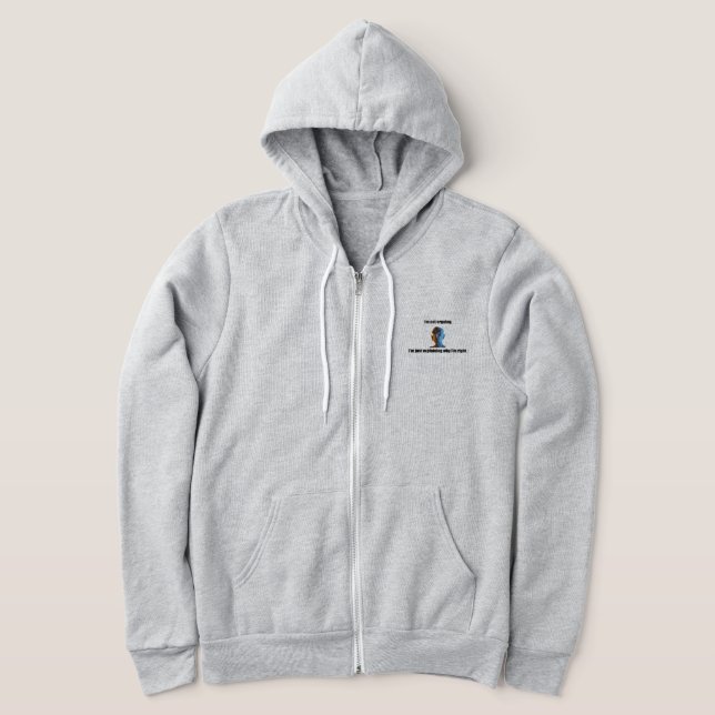 I'l not arguing Full Zip Hoodie (Laydown)