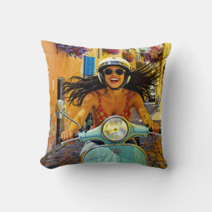 “Il riso del vento” (Laughter of the Wind) Cushion