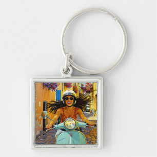 “Il riso del vento” (Laughter of the Wind) Key Ring