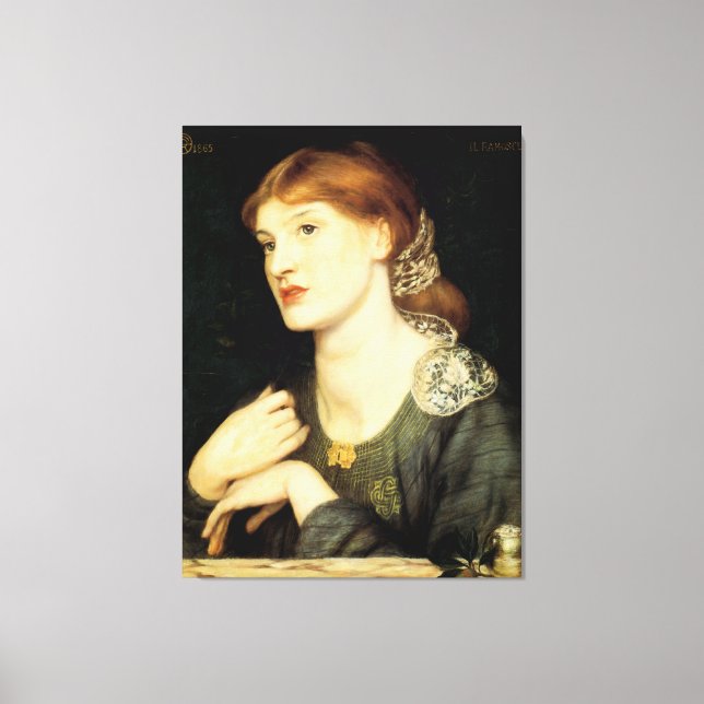 Il Romascello ( Bella e Buona ) by Rossetti Canvas Print (Front)