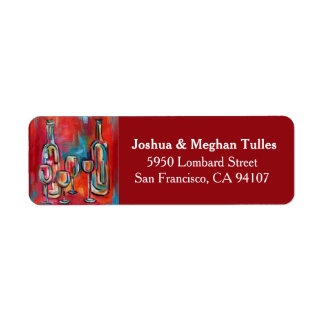 Il Vino Red Wine Bottles and Glasses