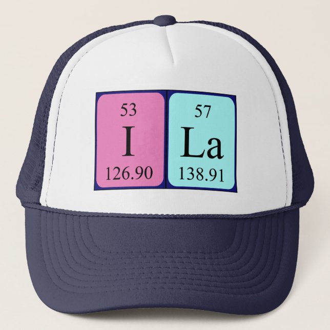 Ila periodic table name hat (Front)