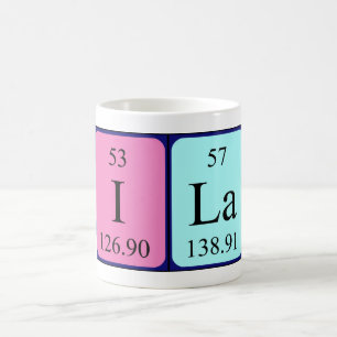 Ila periodic table name mug