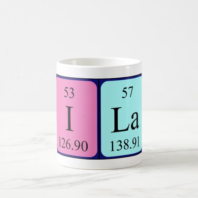 Ila periodic table name mug (Center)