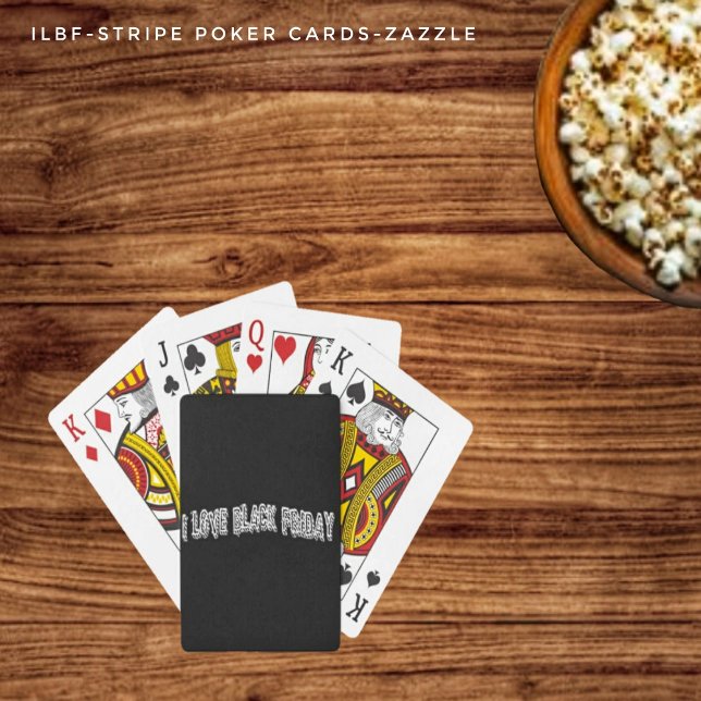 ILBF-Blk Stripe Playing Cards (Creator Uploaded)
