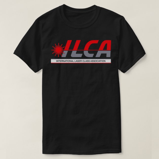 ILCA International Laser Sailing Associationlogo T-Shirt (Design Front)