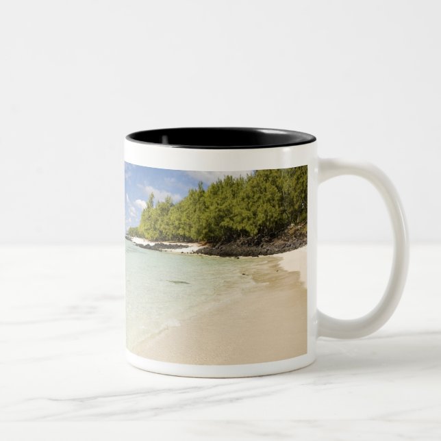 Ile Aux Cerf, most popular day trip for 2 Two-Tone Coffee Mug (Right)