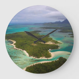 Ile Aux Cerfs, Mauritius Large Clock
