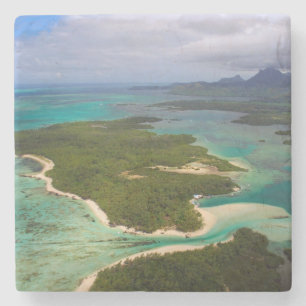 Ile Aux Cerfs, Mauritius Stone Coaster