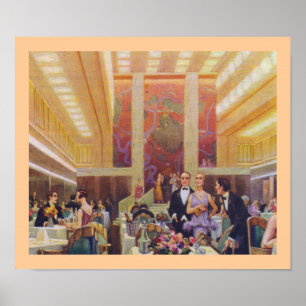 Ile de France Dining Room Poster