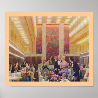 Ile de France Dining Room Poster