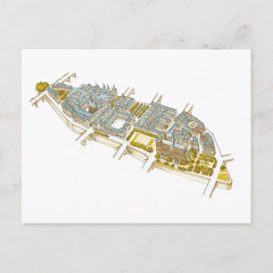 Ile-de-la-Cite. Paris France Postcard