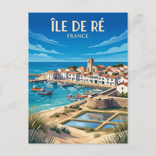 Île de Ré France Postcard