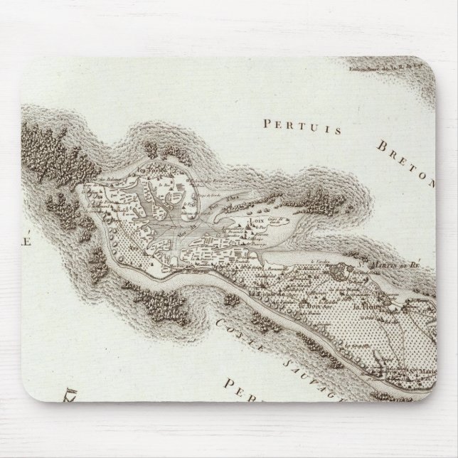 Ile de Re Mouse Mat (Front)