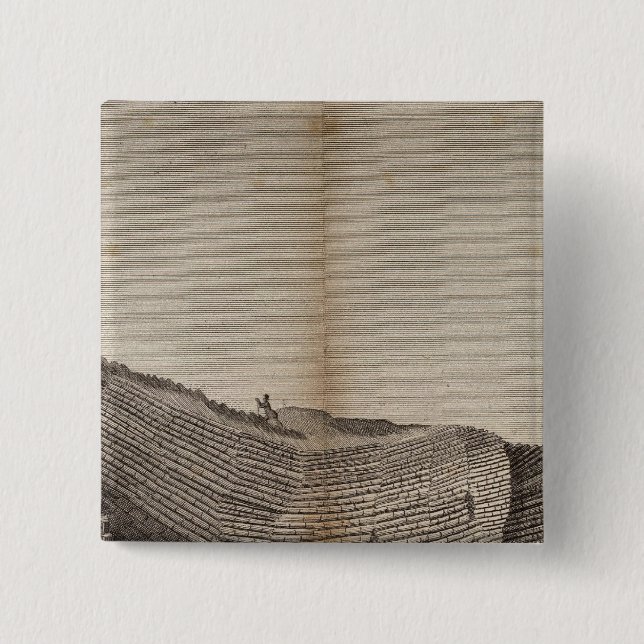 Ile de Staffa 15 Cm Square Badge (Front)