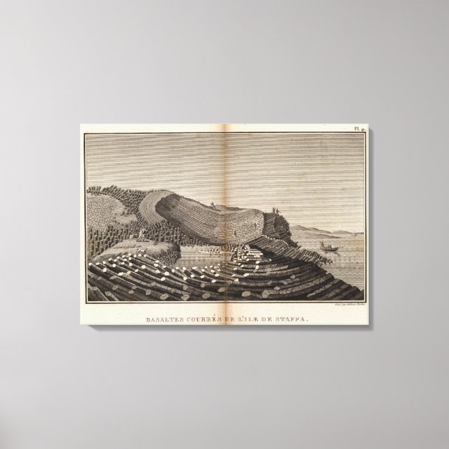 Ile de Staffa Canvas Print (Front)