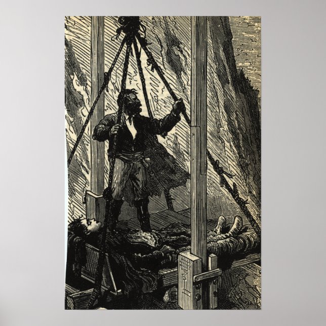 Ile Mysterieuse, Jules Verne The Mysterious Island Poster (Front)