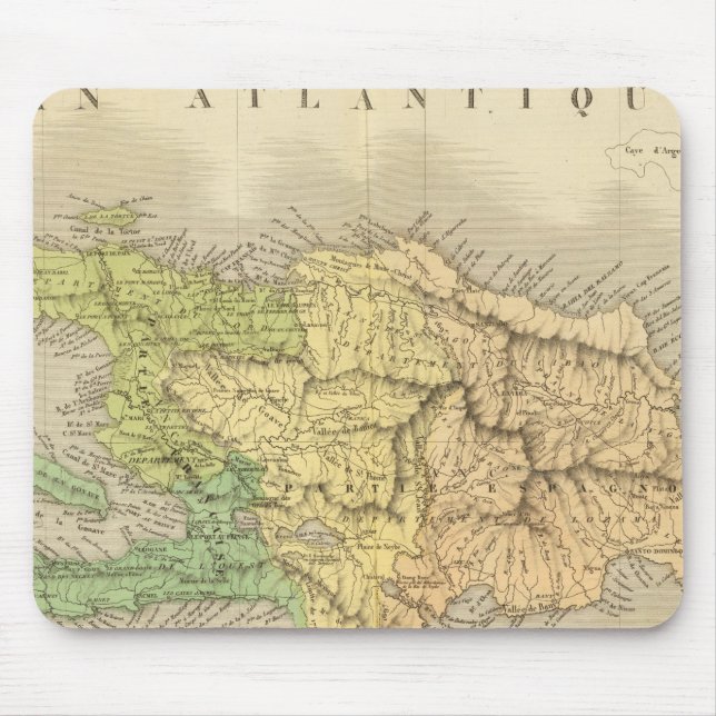 Ile St. Domingue or Haiti Mouse Mat (Front)
