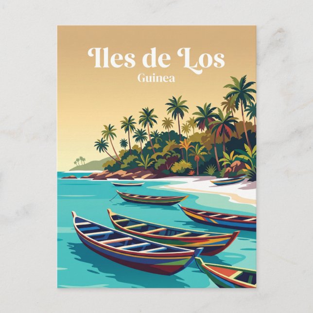 Iles de Los Guinea Postcard (Front)