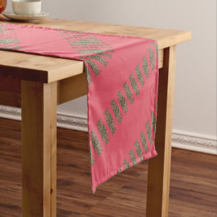 Ilex - Holly - Stechpalme - Christdorn sample gold Short Table Runner