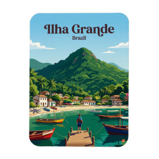 Ilha Grande Brazil Magnet