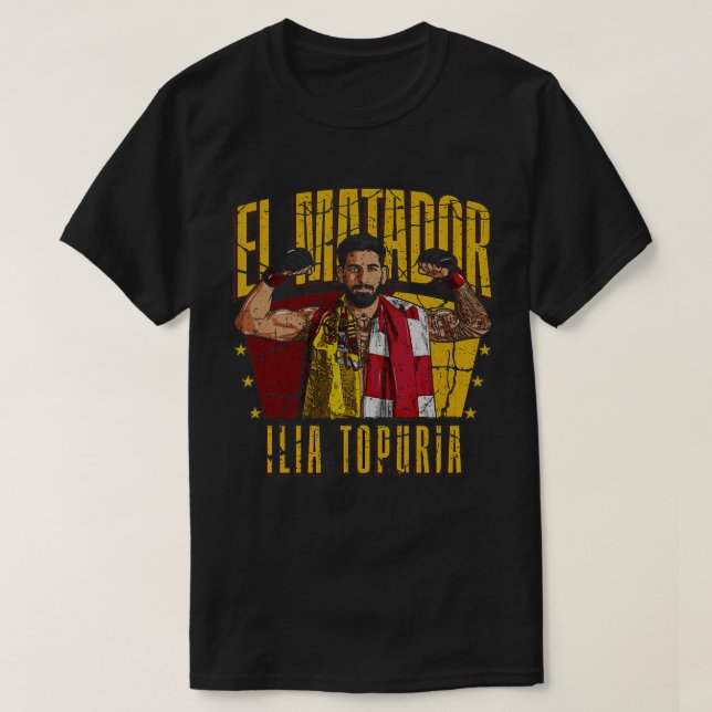 Ilia Topuria El Matador TShirt (Design Front)