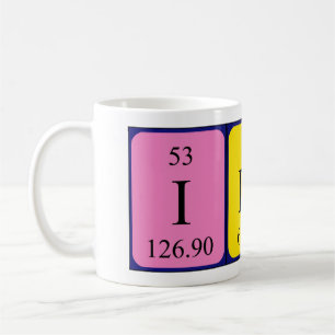 Ilies periodic table name mug
