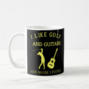 iLike Golf and Guitars and maybe 3 people  Coffee Mug
