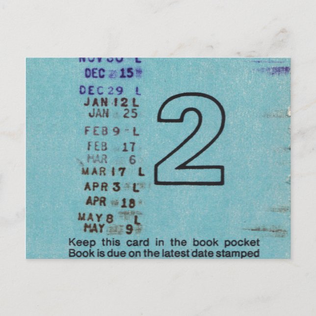 Ilium Public Library Card No. 2 (Front)