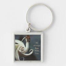 I'll always bee with you inscripted key chain