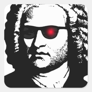 I'll Be Bach Square Sticker
